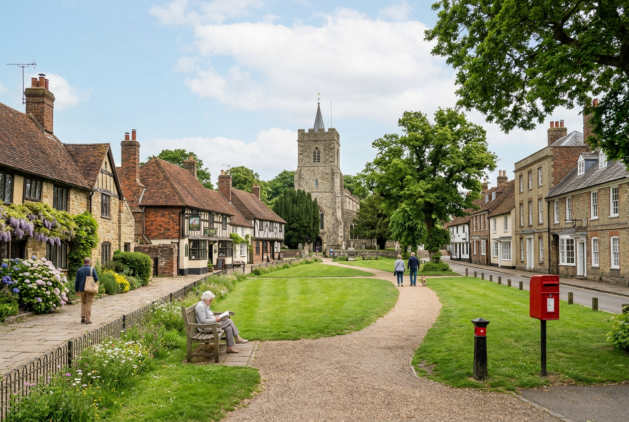 West Malling village